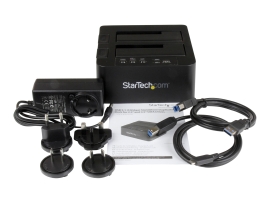 Startech USB 3.1 (10GBPS) Hdd Duplicator Dock - 2.5" & 3.5" Sata SSD/Hdds, 2YR SDOCK2U313R