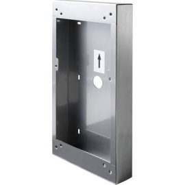 Bticino 2WIRE - Linea 300 Surface Stainless Steel Mounting Box For 308040 -1Yr 308026