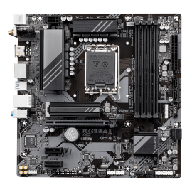 Gigabyte B760 m-ATX Motherboard: 1700 Socket For Intel 13th/12th Gen. Processors 4x DDR5, 4x SATA 6Gb/s, PCIe 4.0, 2x M.2 Gen4, USB 3.2, 2.5GbE LAN, Wi-Fi 6E + Bluetooth 5.3, Realtek 7.1 Audio, HDMI/2xDP B760M DS3H AX