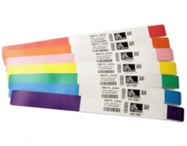 Zebra Z-band Splash Wristband 25x254mm 350 Band/ Cartr Red Box Of 6 10012717-1k