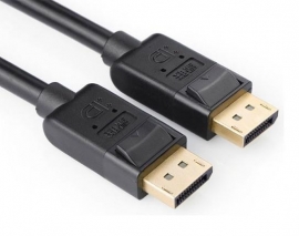 Ugreen Displayport Cable: 1m Dp102 Dp Male To Male Cable V1.2 4k Transfer Rate: 21.6 Gbit/ S Black