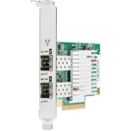 Hewlett Packard Enterprise HPE 562SFP+ 10Gigabit Ethernet Card for Server - 10GBase-X - Plug-in Card - PCI Express 3.0 x8 - 2 Port(s) - Optical Fiber 727055-B21