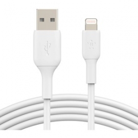 Belkin BOOSTCHARGE LIGHTNING TO USB-A CABLE 2M WHITE CAA001BT2MWH