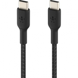 Belkin BOOSTCHARGE BRAIDED USB-C TO USB-C CABLE 1M BLACK (CAB004BT1MBK)