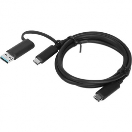 Lenovo Hybrid USB-C Cable with USB-A Adapter 2m 4Z50V83108
