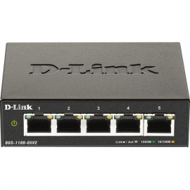 D-Link 5-Port Gigabit Smart Managed Switch DGS-1100-05V2