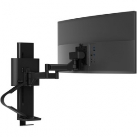 Ergotron TRACE Desk Mount for Monitor, LCD Display - Matte Black - 1 Display(s) Supported - 96.5 cm (38") Screen Support - 45-630-224