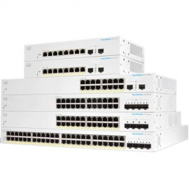 Cisco Business 220 CBS220-24FP-4G 24 Ports Manageable Ethernet Switch - Gigabit Ethernet - 10/100/1000Base-T, 1000Base-X - 2 Layer Supported - Modular - 4 SFP Slots - 30.80 W Power Consumption - 382 W PoE Budget - Optical Fiber, Twisted Pair - PoE Por CBS