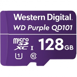 Sandisk WD PURPLE SC QD101 128GB MICROSDXC U1 MEMORY CARD - WDD128G1P0C