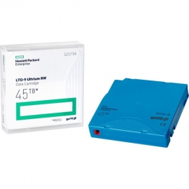 HPE Data Cartridge LTO-9 - Rewritable - Labeled - 1 Pack - 18 TB (Native) / 45 TB (Compressed) - 1035 m Tape Length Q2079A