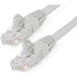 Startech.Com 1m CAT6 Ethernet Cable - LSZH (Low Smoke Zero Halogen) - 10 Gigabit 650MHz 100W PoE RJ45 UTP Network Patch Cord Snagless with Strain Relief - Grey CAT 6 ETL Verified (N6LPATCH1MGR) 