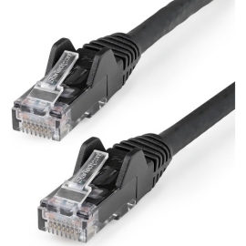 Startech.Com 2m CAT6 Ethernet Cable - LSZH (Low Smoke Zero Halogen) - 10 Gigabit 650MHz 100W PoE RJ45 UTP Network Patch Cord Snagless with Strain Relief - Black CAT 6 ETL Verified (N6LPATCH2MBK) 