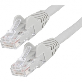 Startech.Com 2m CAT6 Ethernet Cable - LSZH (Low Smoke Zero Halogen) - 10 Gigabit 650MHz 100W PoE RJ45 UTP Network Patch Cord Snagless with Strain Relief - Grey CAT 6 ETL Verified (N6LPATCH2MGR) 