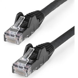 Startech.Com 5m CAT6 Ethernet Cable - LSZH (Low Smoke Zero Halogen) - 10 Gigabit 650MHz 100W PoE RJ45 UTP Network Patch Cord Snagless with Strain Relief - Black CAT 6 ETL Verified (N6LPATCH5MBK) 