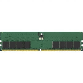 Kingston RAM Module for Mini PC, All-in-One PC, Workstation, PC/Server - 32 GB (1 x 32GB) - DDR5-4800/PC5-38400 DDR5 SDRAM - 4800 MHz Dual-rank Memory - CL40 - 1.10 V - Non-ECC - Unbuffered, Unregistered - 288-pin - DIMM KCP548UD8-32
