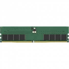 Kingston RAM Module for Mini PC, All-in-One PC, Workstation, PC/Server - 32 GB (1 x 32GB) - DDR5-4800/PC5-38400 DDR5 SDRAM - 4800 MHz Dual-rank Memory - CL40 - 1.10 V - Non-ECC - Unbuffered, Unregistered - 288-pin - DIMM KCP548UD8-32