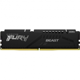 Kingston FURY Beast RAM Module for Motherboard, Computer - 32 GB (2 x 16GB) - DDR5-5200/PC5-41600 DDR5 SDRAM - 5200 MHz Single-rank Memory - CL36 - 1.25 V - Retail - Non-ECC - Unbuffered - 288-pin - DIMM - Lifetime Warranty KF556C36BBEK2-32