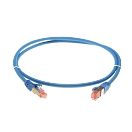 1m CAT6A S/Ftp Lszh Ethernet Network Cable | Blue 004.100.0002