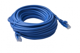 8Ware CAT6A Cable 10m - Blue Color RJ45 Ethernet Network LAN Utp Patch Cord Snagless PL6A-10BLU