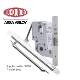 LOCKWOOD S112240 ELECTRIC M/LOCK 60MM BACKSET MON C/W LC8810 TRANSFER LEAD 3570ELM0SC/PTLC