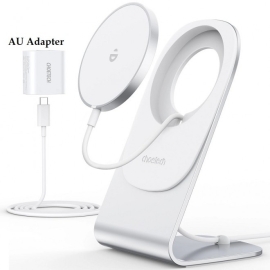 Choetech Ma00117-Sl MagLeap Magnetic Wireless Charger With Stand And Ac Adapter ELECHOMA00117SL