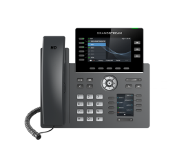 Grandstream GRP2616 6 Line Ip Phone, 6 Sip Accounts, 480x272 Colour Screen, Hd Audio, Integrated Bluetooth+WiFi, Powerable Via Poe GRP2616