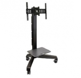 Ergotron Neoflex Mobile Media Center, Portrait/ Landscape, Lhd, Black Colour 24-190-085