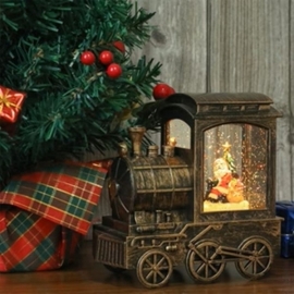 Bdi Lamp-SDD08-Train Large Christmas Music Snow Globe Lantern Train LED Lights ELEBDISDD08