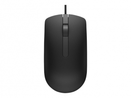 DELL MS116 WIRED USB OPTICAL MOUSE (BLACK) - RETAIL PACKAGING 570-AASJ