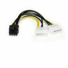 StarTech.com Adapter Cord - 15.24 Cm - For PCI Express Card - LP4 / PCI-E - 1 Each LP4PCIEX8ADP