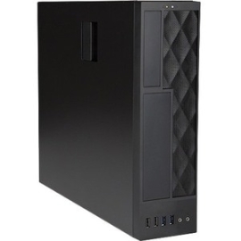 In Win CE052 Computer Case - Micro Atx, Mini Itx Motherboard Supported - Small - Black - 4 X Bay(s) - 1 X 300 W - Power Supply Installed - 1 X External 5.25" Bay(s) - 1 X External 3.5" Bay(s) - 1 X Internal 3.5" Bay(s) - 1 X Internal 2.5" Bay(s) - 4 X Sl