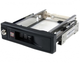 Startech 5.25in Trayless Hot Swap Mobile Rack For 3.5in Hard Drive - Internal Sata Backplane Enclosure