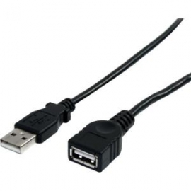 Startech 3 Ft Black Usb 2.0 Extension Cable A To A - M/f - 3 Ft Usb A To A Extension Cable - 3ft