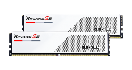 G.Skill RIPJAWS S5 32G KIT WHITE 2X16G DDR5 5600MHZ CL36-36-36-89 1.2V UDIMM F5-5600J3636C16GX2-RS5W