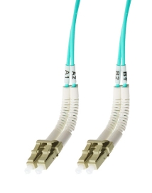 3m Lc Flexi Boot - Lc Flexi Boot OM4 Multimode Fibre Optic Duplex Patch Lead 015.010.4104