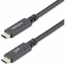 StarTech.com 6 Ft (1.8m) USB C To USB C Cable, 5A 100W Pd 3.0, Certified Works With Chromebook, USB-If Certified, M/M, USB 3.0 (5Gbps) - 6ft USB C To USB C Cable - USB-If Certified - Certified Works With Chromebook - USB 3.2 Gen 1 (5Gbps, 100W, Pd 3.0)/T