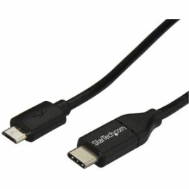 StarTech.com 2m 6 Ft USB C To Micro USB Cable - M/M - USB 2.0 - USB-C To Micro USB Charge Cable - USB 2.0 Type C To Micro B Cable - Cable For Hard Drive, Cellular Phone, Tablet, Notebook, Desktop Computer, External Hard Drive, Wall Charger, Power Bank -