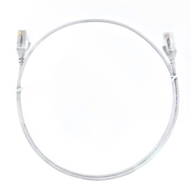 4m CAT6 Ultra Thin Lszh Ethernet Network Cable | White 004.004.3018