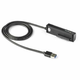 StarTech.com Sata To USB Cable - USB 3.1 10Gbps - 2.5 / 3.5 Sata SSD Hdd - Sata To USB Adapter Cable - USB 3.1 To Sata Cable - 1 X 22-pin Serial Ata - 1 X 9-pin USB 3.1 Type A - Male - Black USB312SAT3