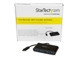 Startech.Com 4 Port USB-C To 4 X USB-A 3.0 2YR HB30C4AB