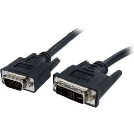 StarTech.com 1m Dvi To VGA Display Monitor Cable - Dvi To VGA (15 Pin) - 1 Meter Dvi-A (m) To VGA (m) Analog Video Cable - Cable For Video Device, Monitor, Pc, Mac - First End: 1 X 17-pin Dvi-A Analog Video - Male - Second End: 1 X 15-pin Hd-15 - Male -