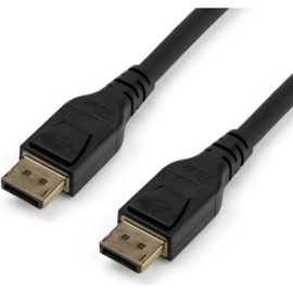 StarTech.com 5 M Vesa Certified DisplayPort 1.4 Cable - 8K 60Hz HBR3 Hdr - 16 Ft Super UHD 4K 120Hz - DP To DP Video Monitor Cord M/M - 5m/16.4ft Vesa Certified DisplayPort 1.4 Cable - 8K 60Hz/HDR/HBR3/DSC 1.2/Hdcp 2.2/4:4:4 Chroma Subsampling/PVC Jacket