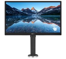 Atdec Height Adjustable Stand &amp; Philips 242B9T 24&quot; 16:9, FHD 1920x1080 IPS Business Touch Monitor, 60Hz,VGA, DVI, HDMI, DP, USBHub, SPEAKERS SD-POS-HA+242B9T