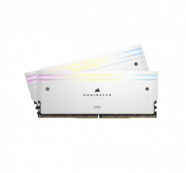 CORSAIR DOMINATOR TITANIUM 32GB (2x16GB) DDR5 7200 (PC5-57600) CL34 1.45V Intel XMP Memory White CMP32GX5M2X7200C34W