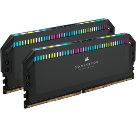 CORSAIR DOMINATOR PLATINUM RGB DDR5 32GB (2x16GB) DDR5 7800 (PC5-62400) C36 1.45V Intel XMP Memory - Black CMT32GX5M2X7800C36
