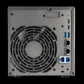 ASUSTOR 4-BAY NAS 3.5"/2.5"(0/4), QC-2.3GHz, 16GB, M.2(4), 5G(2), 10G(2), PCIe, TWR, 3YR AS6804T