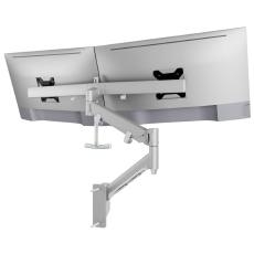 Atdec AWMS-RHXW Tandem Crossbar Dual Monitor Wall Mount. Max Load 2-7kg per device. VESA up to 100x100. Silver AWMS-RHXW-S
