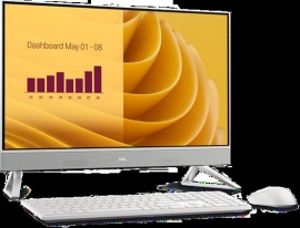 DELL 27 AIO EC27250, CORE 7 150U, 27" FHD TOUCH, 16GB,1TB,MX570A(2GB),TRI STAND, W11P,3YOS OEC2725000301MAU