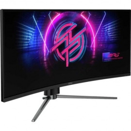 Msi MPG 346CQRF X24 34inch 240Hz UWQHD Rapid VA Curved Gaming Monitor, 3440x1440, 21:9, 0.5ms GTG, 4000:1 Contrast, 400 Nits, 1x DP 1.4a, 2x HDMI 2.1, 2x USB-A, 1x USB-B, 1x USB-C (DP Alt Mode/98W PD), DisplayHDR 400, Adaptive Sync, Curved 1500R, PIP/PBP