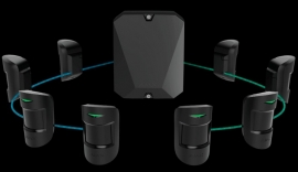 AJAX HUB HYBRID (4G) FIBRA BLACK 2YR 71459.111.BL3